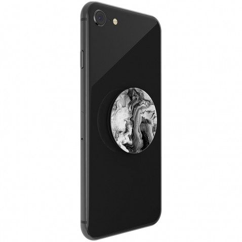 PopSockets PopGrip Gen.2, Ghost Marble, fekete-fehér márvány