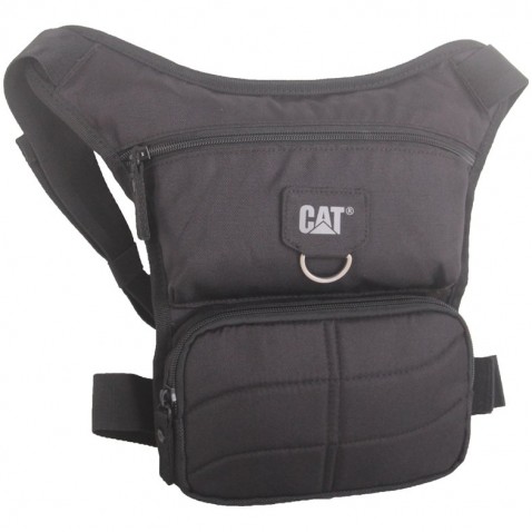 CAT MILLENIAL CLASSIC STEVE táska lábtartóval, fekete