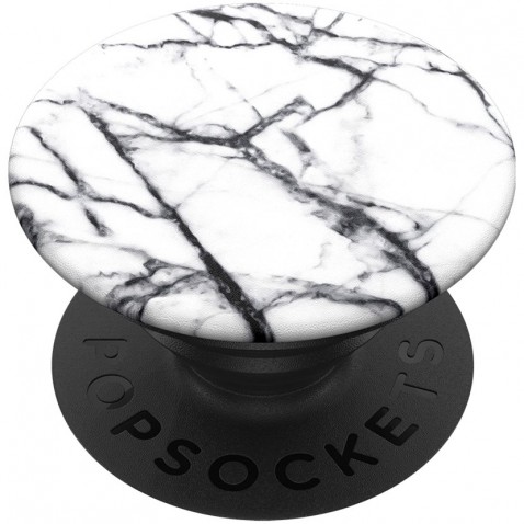 PopSockets PopGrip Gen.2, Dove fehér márvány, fehér-fekete márvány