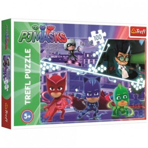 Puzzle Mask in action / PJ maszkok 100 darab