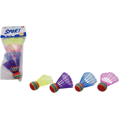 Tollaslabda golyók / kosarak színes 4db műanyagból