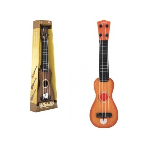 Ukulele / gitár pengetővel műanyag 39cm 2 szín