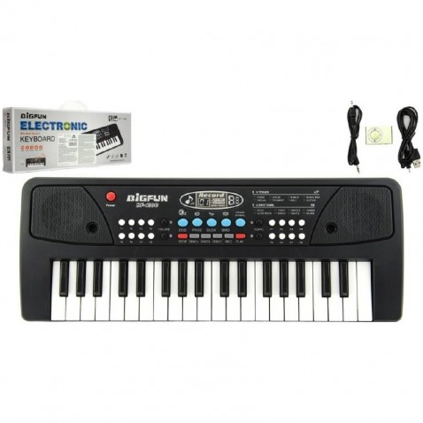 Zongora/orgona/billentyűs hangszer 37 billentyű, USB tápellátás + MP3 lejátszó + mikrofon
