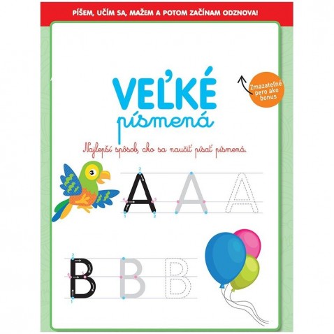 Munkafüzet Nagybetűk + Törölhető toll SK változat