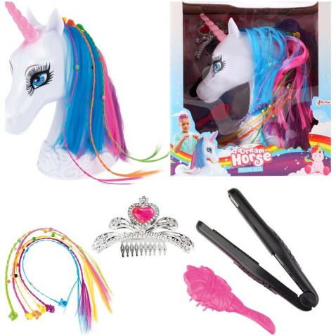 Egyszarvú fésülhető fej