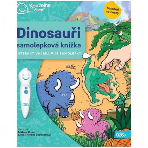 ALBI CZK matrica könyv dinoszauruszok