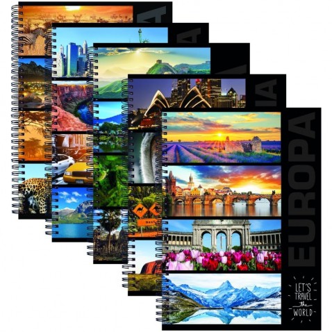 Ikervezetékes blokk A5 Lágy választék UTAZNI