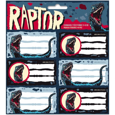 Címkék Raptor noteszgépekhez 18db