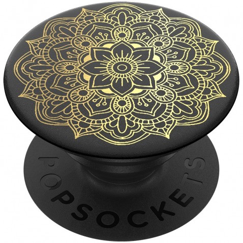 PopSockets PopGrip Gen.2, Ajna, arany mandala fekete alapon