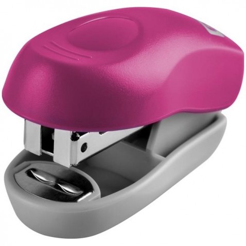 Tűzőgép Easy mini 8 lapos tűzőkapocs 24/6 rózsaszínű