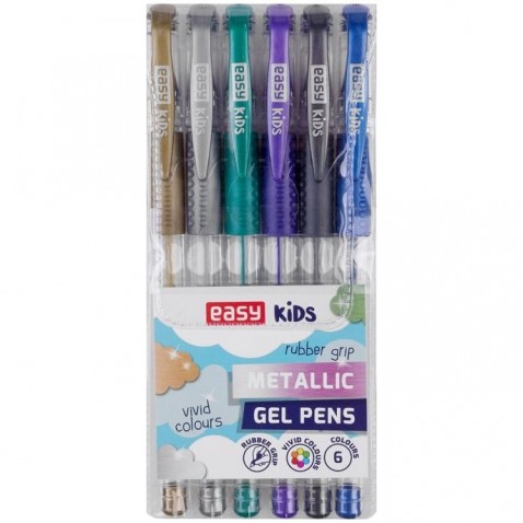Zselés toll készlet METAL 6 színben