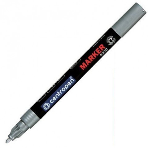 Centropen 9220 Metallic jelölő ezüst lakkozott