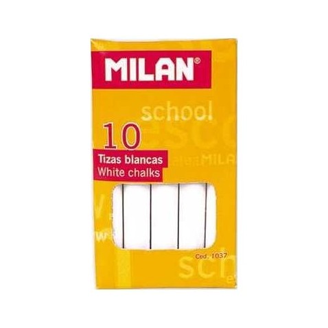 Milan iskolai kréta fehér 10db