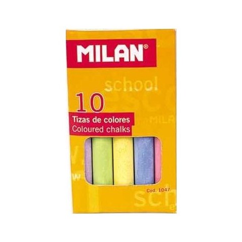 Milan iskolai színes kréta 10db