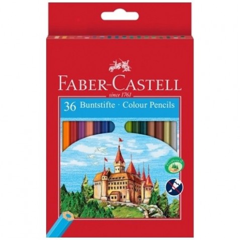 Faber-Castel Eco színes ceruza, hatszögletű, 36 db.