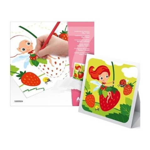 Kifestőkönyv tündér állvánnyal