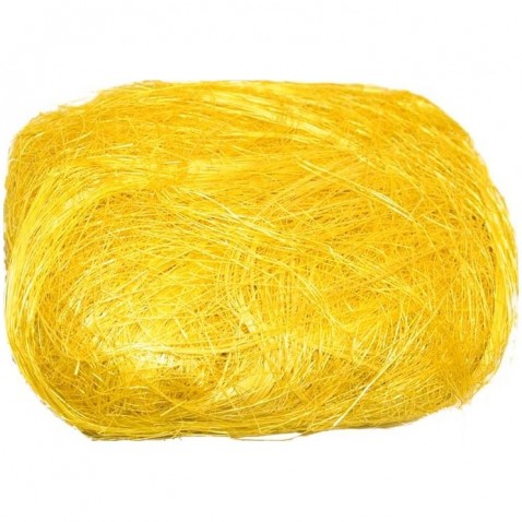 Sisal dekoratív sárga 30g