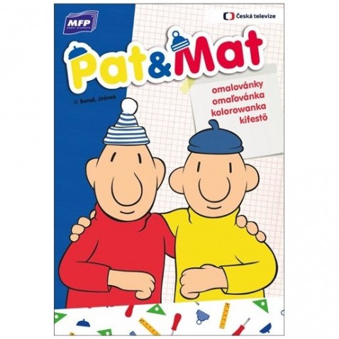Kifestőkönyv A4 Pat és Mat