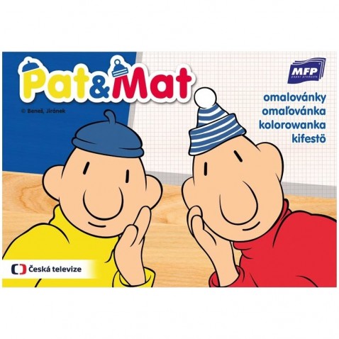 A5 Pat és Mat kifestőkönyv