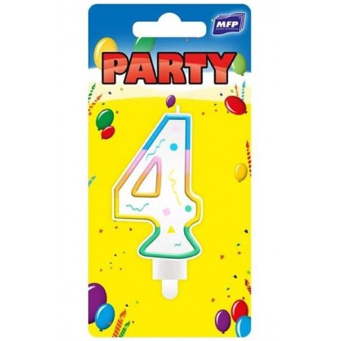 Szivárvány torta gyertya 4