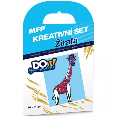 Zsiráf kreatív fóliatechnikai készlet