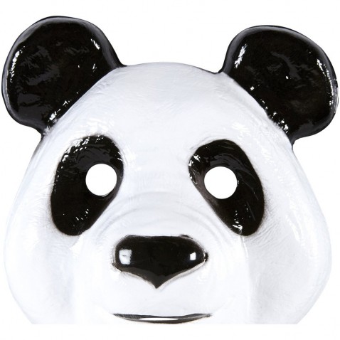 Farsangi maszk Panda gyermek műanyag
