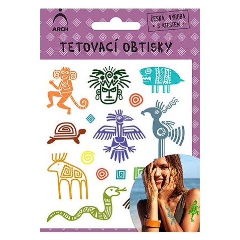 Tetováló matricák maja szimbólumok 02