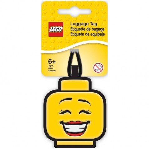 LEGO ikonikus poggyászcímke - lányfej