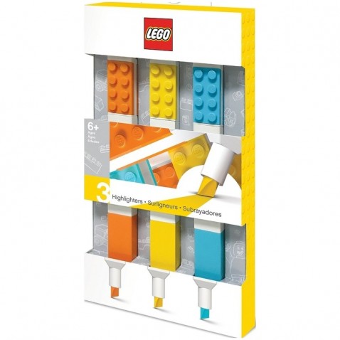 LEGO kiemelő, színkeverék - 3 db