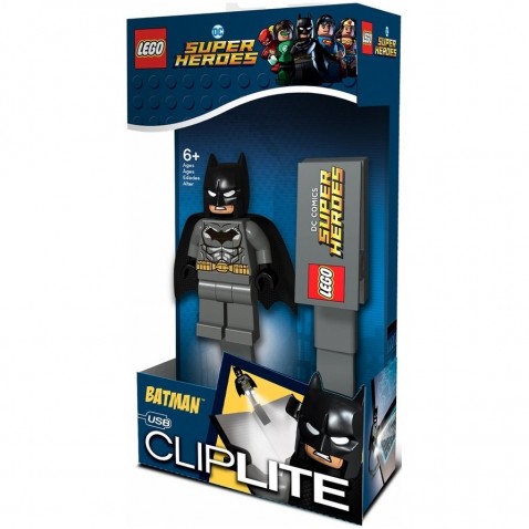 LEGO DC Super Heroes szürke Batman olvasólámpa