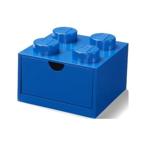 LEGO asztaldoboz 4 fiókkal kék