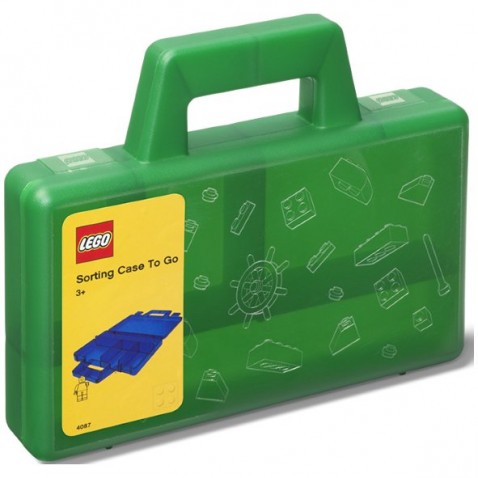LEGO TO-GO tároló doboz - zöld