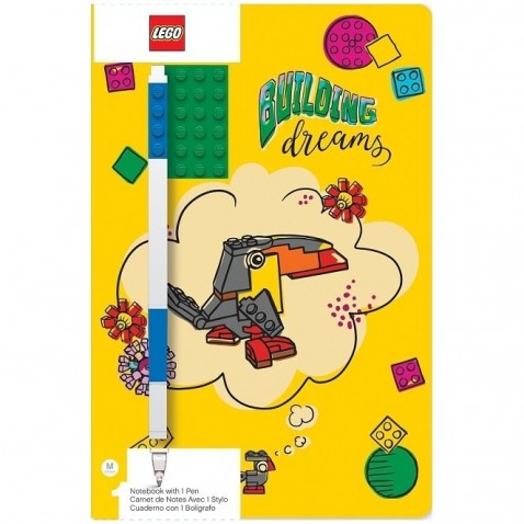 LEGO Stationery A5 napló kék tollal - Building Dreams
