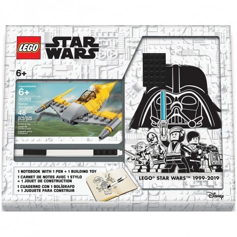 LEGO Stationery Star Wars Naboo Starfighter - jegyzetfüzet tollal és készlettel
