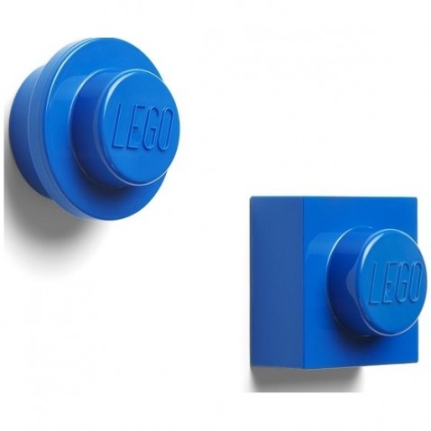 LEGO mágnesek, 2 db-os készlet kék