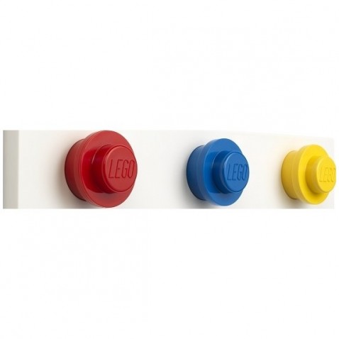 LEGO fali fogas - piros, kék, sárga