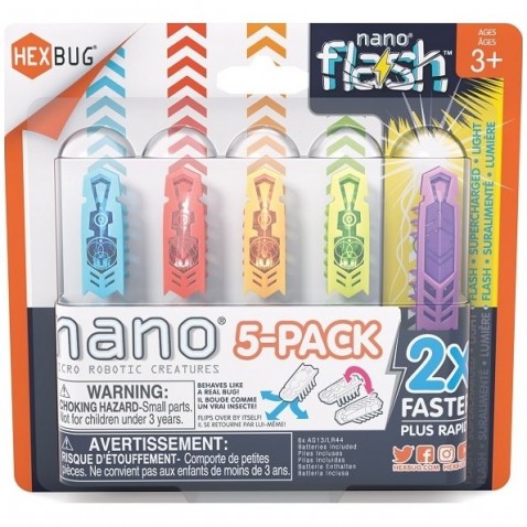 HEXBUG Nano 5pack - Nano + 1 Flash