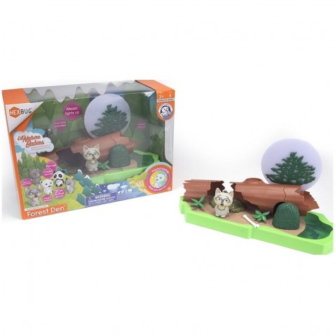 HEXBUG Lil Nature Babák - Waya farkas és erdei odú, nagy készlet