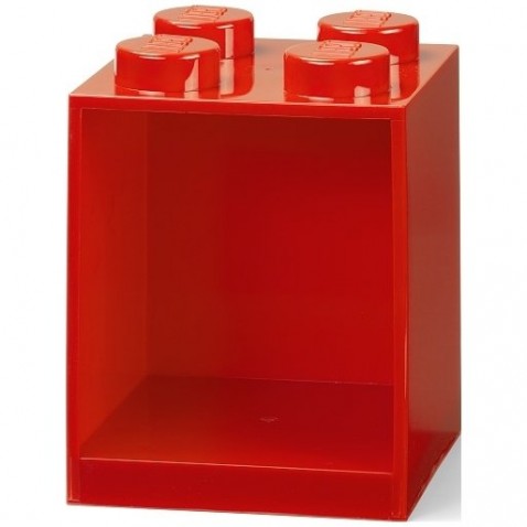 LEGO Brick 4 függő polc piros