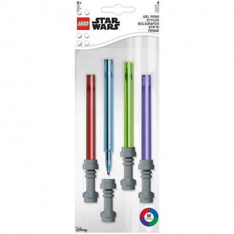 LEGO Star Wars szellés toll készlet, fénykard - 4 db