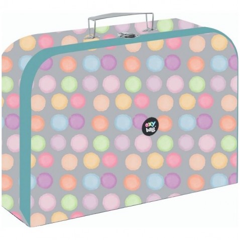 OXY Style Mini Dots lamino bőrönd 34 cm