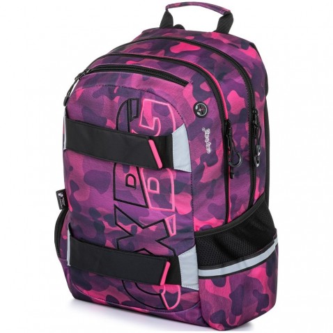 OXY Sport Camo girl 21 diák hátizsák