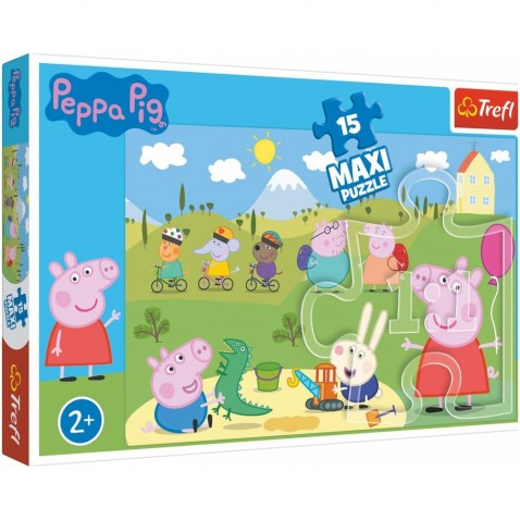 Puzzle Peppa Pig / Peppa Pig Happy Day 15 darab