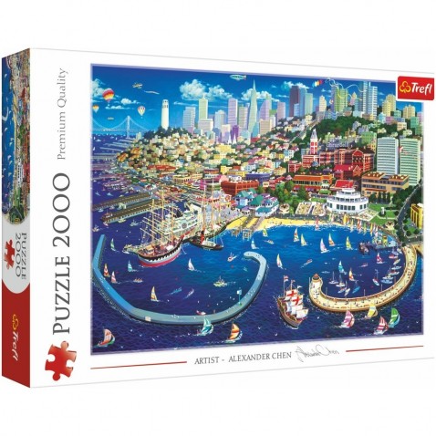 San Francisco Bay Puzzle 2000 darab