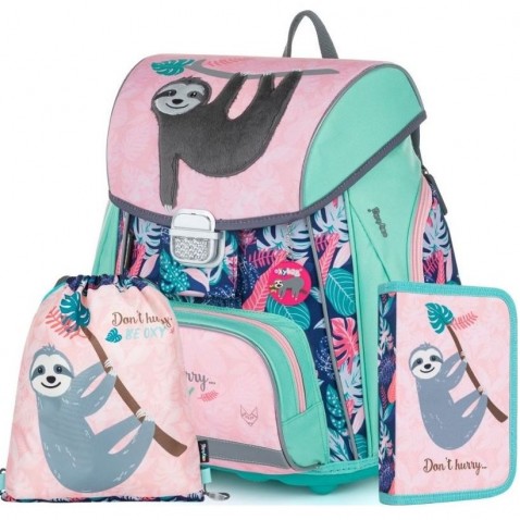 PREMIUM Lajhár iskolatáska 3db. készlet