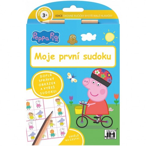 Az első sudoku Peppa Pig ceruzával / Peppa disznó matricákkal