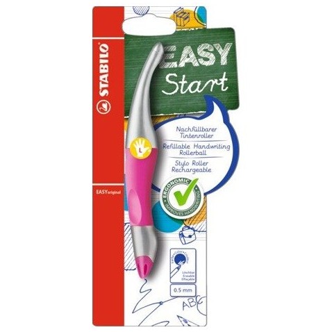 Stabilo EASY original toll ballkezeseknek, metál rózsaszín