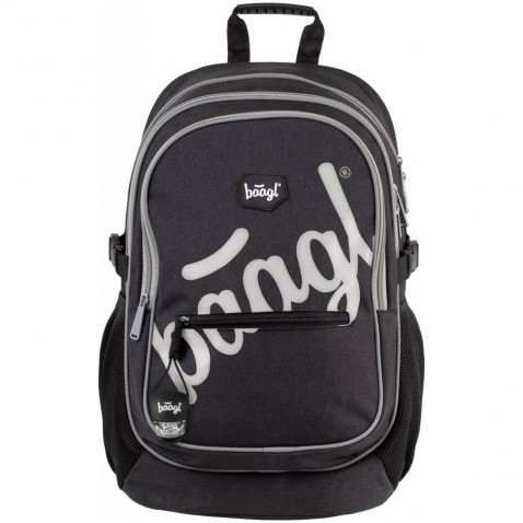 BAAGL iskolai hátizsák Core Logo Reflex