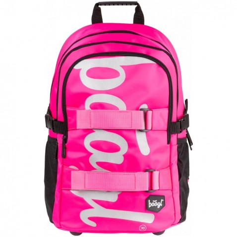 BAAGL Iskola korcsolya hátizsák Pink