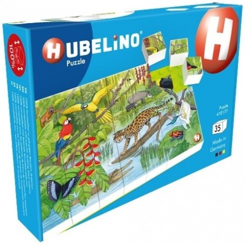 HUBELINO puzzle-állatok az esőerdőben